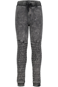 4President acid wash broek Tieme black (grijs)